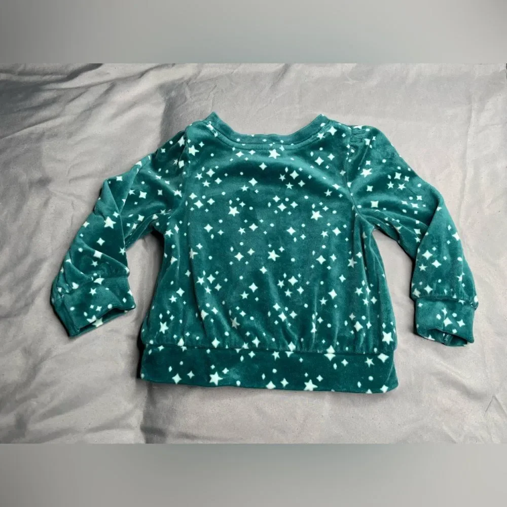 Carter's Teal Starry Pajama Set